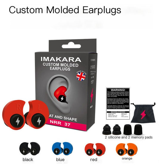 Reusable Silicone Earplugs for Sleeping, Studying & Noise Reduction